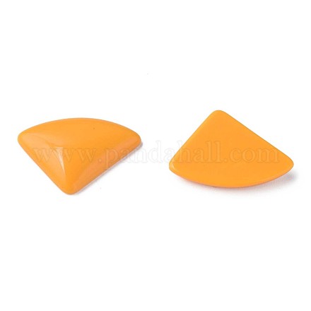 オペークアクリルカボション  三角形  オレンジ  19.5x28x5mm  約354個/500g MACR-S373-144-A07-1