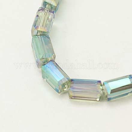 Electroplate Glass Beads EGLA-J023-8x4mm-WLS11-1