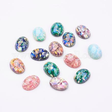 Cabochons d'opale fait à la main au chalumeau LK-F012-03-1
