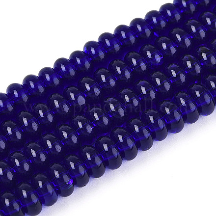 Прозрачные стеклянные бусины GLAA-ZX008-6mm-19F-1