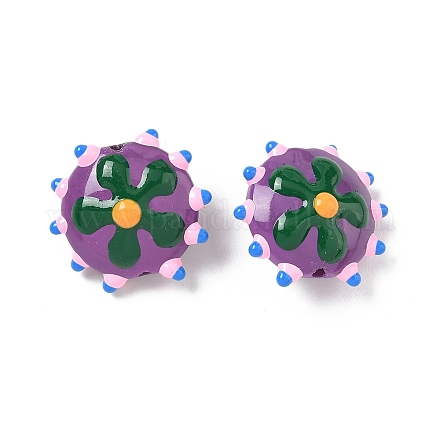 Бусины из стеклянной эмали LAMP-S080-03C-1