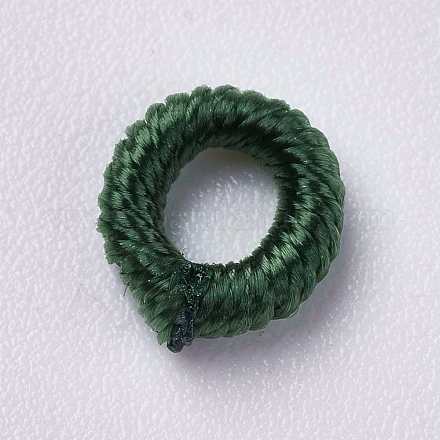 Polyester Cord Beads WOVE-K001-B10-1