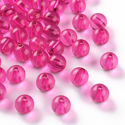Perles en acrylique transparente X-MACR-S370-A10mm-706-1