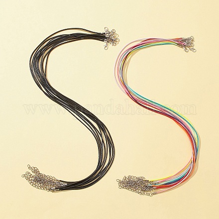 20pcs gewachste Baumwollschnur Halskette machen DIY-FS0003-92-1