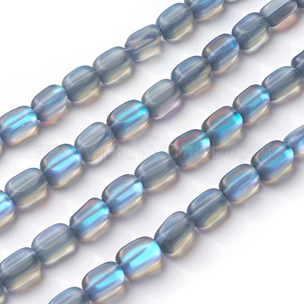 Synthetische Mondstein Perlen Stränge G-J385-A10-F-1
