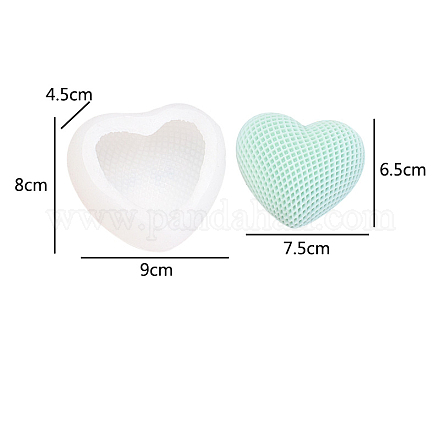 Stampi in silicone alimentare per candele a forma di cuore fai da te SIMO-PW0001-024B-1