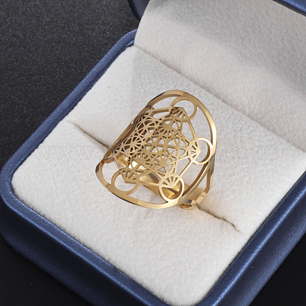 Ирландский узел Кейт 304 полые манжеты из нержавеющей стали кольца FS-WG925D4-02-1