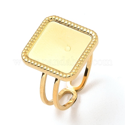 Фурнитура для открытых манжет из нержавеющей стали 304 X-RJEW-Z018-45G-1