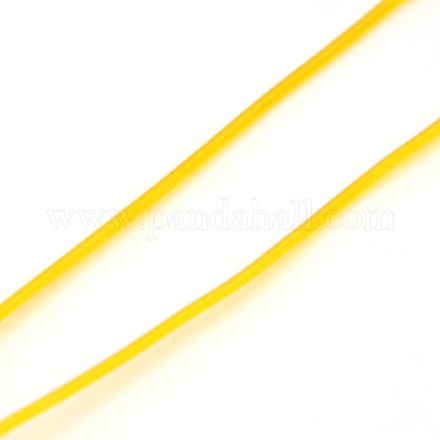 韓国製弾性水晶の線  ジュエリービーズコード  ストレッチブレスレットストリング  ラウンド  ゴールド  0.6mm  約1093.61ヤード（1000m）/ロール EW-L001-A-31-1