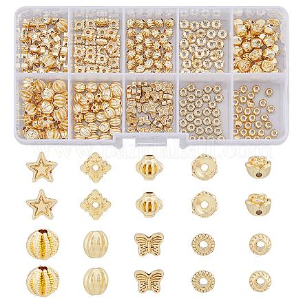 300 шт. 10 стиля бусины из сплава с покрытием в виде бочки FIND-DC0002-88-1