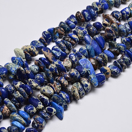 Natural Imperial Jasper Beads Strands G-I123-05B-1