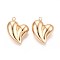 Brass Pendants, Heart, Nickel Free, Real 18K Gold Plated, 33.5~35x27.5~28x13.5~14mm, Hole: 3mm
