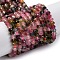 Natural Tourmaline Beads Strands, Faceted, Rondelle, 3.5x3mm, Hole: 0.8mm, about 137~138pcs/strand, 15.16~15.24''(38.5~38.7cm)