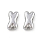 304 Stainless Steel Charms, Letter, Letter X, 7.5x4.5x3.5mm, Hole: 1.8mm
