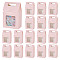 Rectangle Paper Gift Bags with Window, Candy Tote for Birthday, Wedding, Pink, 10x5.8x15cm