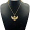 Fashion Unisex Alloy Rhinestone Pendant Necklaces, Owl