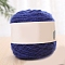 Polyester Knitting Yarn, for Garments Scarves Sweater Shawl Hats, Marine Blue, 200g/skein