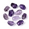 Natural Amethyst Beads, Nuggets, Faceted, 12.5~24.5x11.5~20.5x9.5~16mm, Hole: 1~1.4mm
