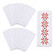 Cotton Bookmarks, Rectangle, White, 200x84x1mm, 15pcs/set