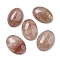 Natural Strawberry Quartz Cabochons, Oval, 18x13x5~5.5mm