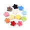 Baking Paint Opaque Acrylic Beads, Star & Bowknot, Mixed Color, 15.5~16x16x10mm, Hole: 2mm