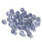 Cat Eye Beads, Round, for Half Drilled Beads, Light Steel Blue, 8mm, Hole: 1mm