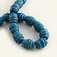 Chapelets de perle en turquoise synthétique teinte TURQ-Q099-03-2