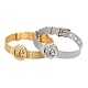 Bracelets unisexes de bande de montre en 304 acier inoxydable BJEW-L655-026-1