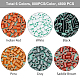 Superfindings 4800pcs 6 colores pe diy melty beads fusible abalorios recambios DIY-FH0002-55-2