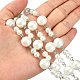 Chaînes en perles de verre rondes manuelles pour fabrication de bracelets et colliers AJEW-JB00055-01-5