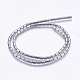 Electroplate Non-magnetic Synthetic Hematite Bead Strands G-K237-14C-1