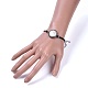 Cowhide Leather Cord Bracelets BJEW-JB04290-05-5