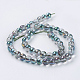 Chapelets de perles en verre électroplaqué GLAA-K025-HR-4mm-A01-2