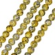 Perlas de vidrio pintado en aerosol opaco GLAA-SZ0001-51D-1