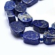 Chapelets de perles en lapis-lazuli naturel G-O170-02-3