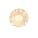 ホットフィックスラインストーン  チェコラインストーン  フラットバック＆多面  半円  金色の石英  ss30  6.3~6.5mm、約288個/袋 RGLA-L004-SS30-C01-2