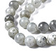 Labradorite naturale perle tonde fili G-S158-8mm-3