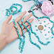 Arricraft 4 brins de perles turquoises naturelles G-AR0005-52-3