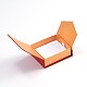 Boîtes de collier pendentif en carton rectangle CBOX-N008-02-3