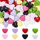 PandaHall Elite 64Pcs 8 Colors Opaque Acrylic Beads SACR-PH0001-51-1