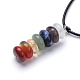 Mixed Stone Pendant Necklaces G-R413-23-2