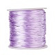 ナイロン糸  ラットテールサテンコード  紫色のメディア  1.0mm  約76.55ヤード（70m）/ロール NWIR-JP0013-1.0mm-672-2