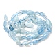 Natürliche Aquamarin Perlen Stränge G-P433-06B-5
