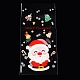 Selbstklebende Backbeutel aus Kunststoff mit Weihnachtsmotiv ABAG-F006-03-5
