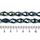 Прозрачные стеклянные бусины гальваническим пряди EGLA-N013-T10mm-B15-4