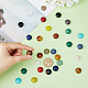 SUPERFINDINGS 30Pcs 15 Styles Natural Cabochon Gemstone 16mm Half Round Dome Flatback Quartz Stone for Necklace Jewelry Making DIY Craft Handmade G-FH0001-89-3
