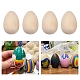 Unfinished Chinese Cherry Wooden Simulated Egg Display Decorations WOOD-B004-01B-1