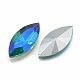Cabujones de cristal con rhinestone RGLA-T020-7x15mm-11-2