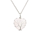 Colliers pendentif coeur en cristal de quartz naturel PW-WG58330-03-1
