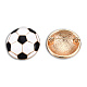 Spilla smaltata a forma di pallone da calcio JEWB-N007-230-1